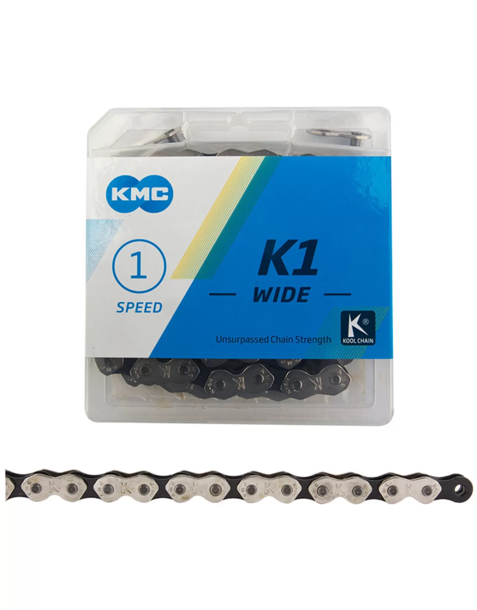 KMC K1 Chain 1 Speed 1 / 2X1 / 8 112 Links Best